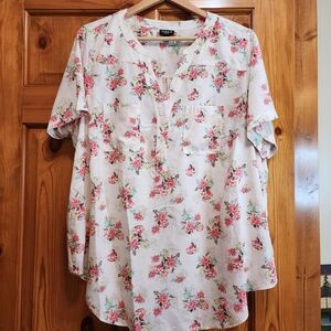 Torrid Harper Floral Print Women's Top, Size 1